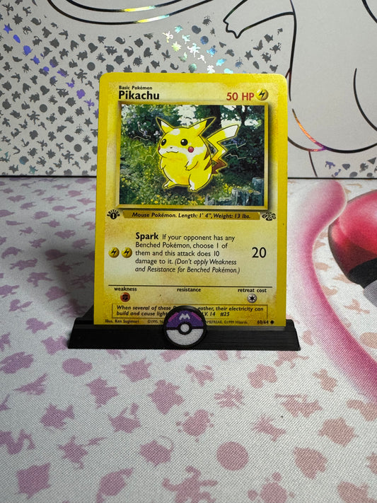 Pikachu 60/64 1st Edition Jungle - WOTC - Pokemon Card LP -